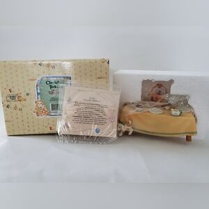 New CHERISHED TEDDIES Bear table Thanksgiving FIGURINE AUTUMN Fall thanks